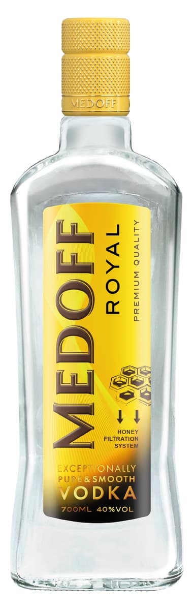 Vodka MEDOFF Royal, 40%, 0,7 l
