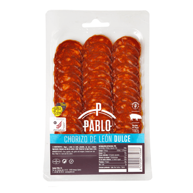 Vytinta kiaulienos dešra CHORIZO DE LEON DULCE