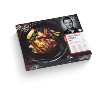Šaldytas jautienos mentės kepsnys THE MEAT LOVERS FLAT IRON STEAK SA, 2x170 g