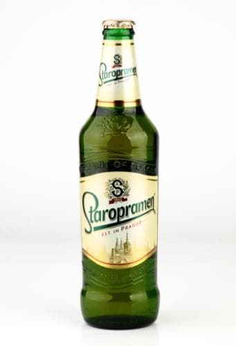 Beer STAROPRAMEN Premium, 5%, 0,5l, bottle