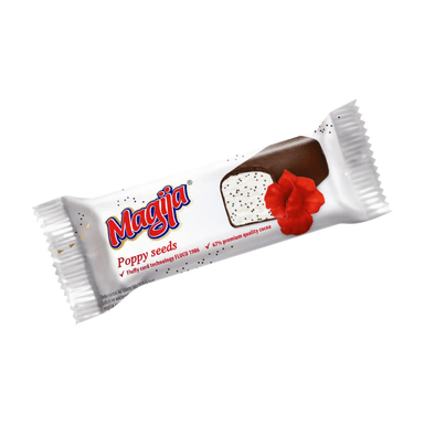 Glaistytas varškės sūrelis su aguonomis, 23% rieb.