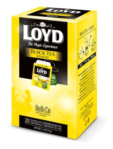 Black tea LOYD HORECA Lemon, 20 x 1,7g