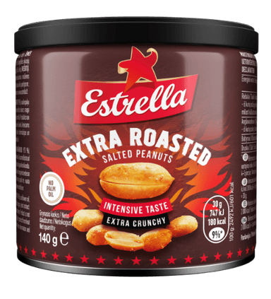 Peanuts ESTRELLA Double salt 140g