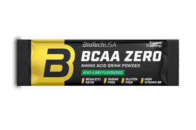 Amino rūgštys BioTechUSA, BCAA Zero, kivių-žaliųjų citrinų skonio, 9 g