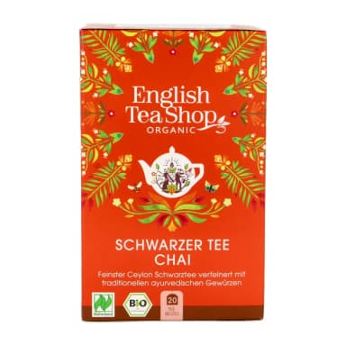 Black tea CHAI, organic, 20 packets.