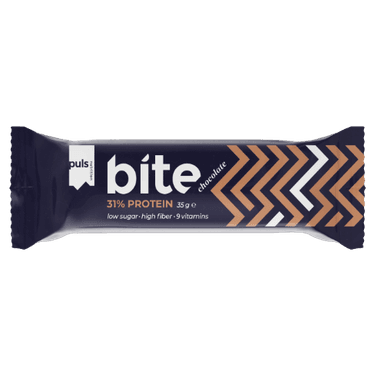 Protein bar PULS BITE low sugar chocolate flawor, 35g