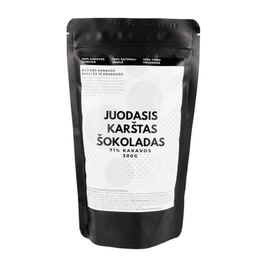 Juodasis karštas šokoladas, 71 %