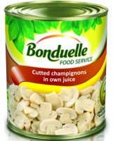 Cutted champignons BONDUELLE, in own juice, 3/ 1,92 kg