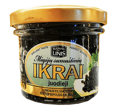 AMATEUR's black sandwich caviar, 100 g