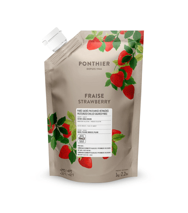 Refrigerated strawberry puree PONTHIER, 1 kg