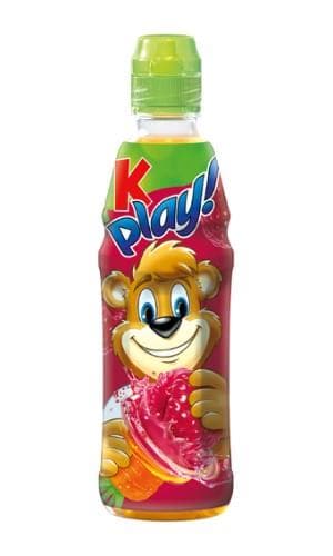 Morkų, obuolių, aviečių ir žaliųjų citrinų gėrimas KUBUŠ Play, 0,4 l D