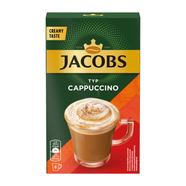 Instant coffee JACOBS Classic Cappuccino, 8x11,6 g