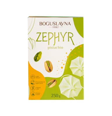 Zephyr BOGUSLAVNA, with pistachio flavor, 230g