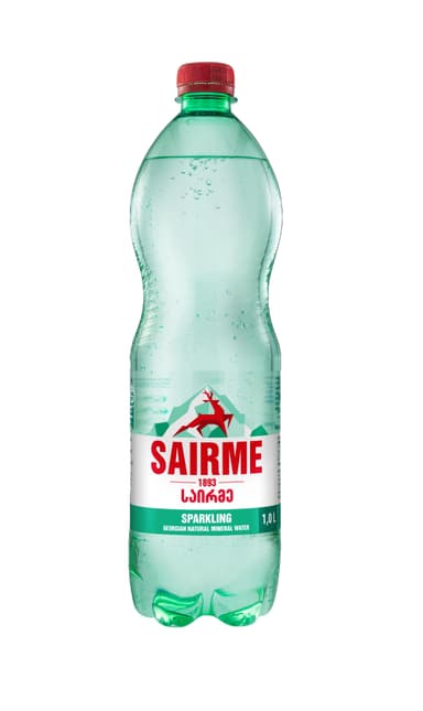 Natūralus mineralinis vanduo SAIRME, švelniai gazuotas, 1 l, PET D