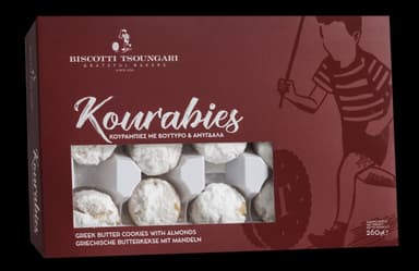 Cookies BISCOTTI TSOUNGARI Kourabiedes with almonds, 260 g