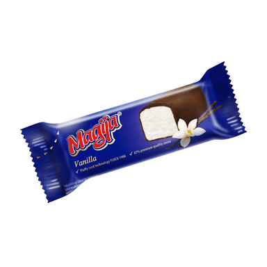 Glazed vanilla curd cheese dessert 23.4% fat.