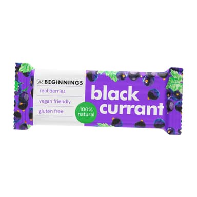 Vegan bar The BEGINNINGS, with black currant, 40 g
