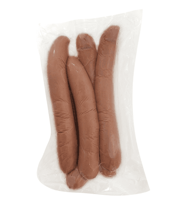 Boiled, roasting beef sausages, in vacuum, 1,12kg
