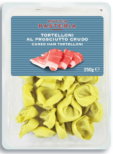 Tortelloni with smoked ham, 250 g (M)