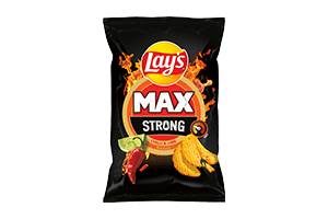 LAY'S STRONG Chili Pepper and Green Lime Flavored Potato Chips, 120g