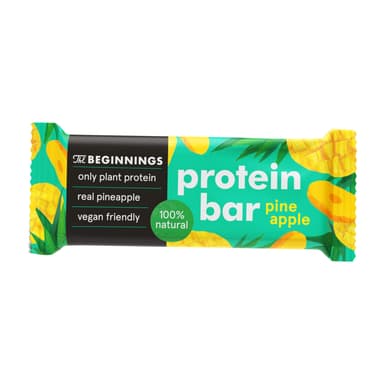 Vegan protein bar THE BEGINNINGS with pineapple, 40 g