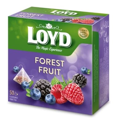 Fruit tea drink LOYD, wild berry flavor, 50 x 2g
