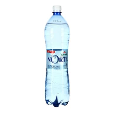 Vanduo NORTE, silpnai gazuotas, su selenu, 1,5 l