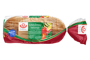 Raikytas SUMUŠTINIŲ batonas, 350 g