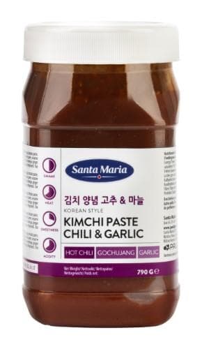 Kimchi pasta SANTA MARIA korėjietiško stiliaus su aitriosiomis paprikomis ir česnakais, 790 g