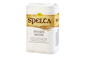 Kvietiniai šviesūs miltai SPELTA, 1kg