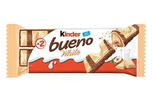 KINDER BUENO WHITE Wafer Bar, 39g