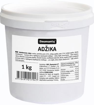 DAUMANTU Adzika, 1 kg.