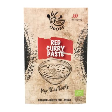 Curry paste RED CURRY, spicy, organic