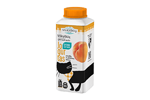 VILKYŠKIŲ peach and apricot flavored drinking yogurt 2% 330ml