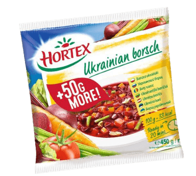Frozen vegetable mix UKRAINIAN BORSCHT, 450g