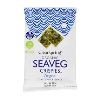 Jūros daržovių traškučiai CLEARSPRING, ekologiški