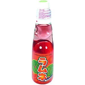 Soft carbonated drink HATAKOSEN Ramune Watermelon, 0.2l, pcs