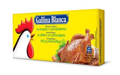 Chicken bouillon  GALINA BLANCA with dill parsley, 12pcs.