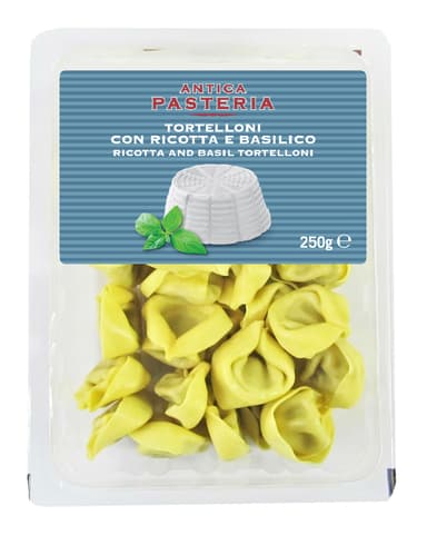 Ricotta and Basil Tortelloni, 250g (M)