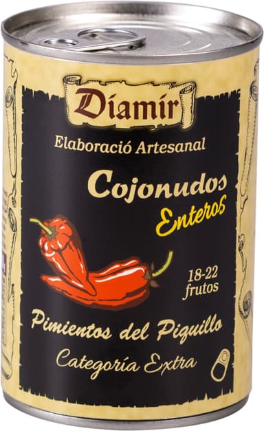 Konservuotos paprikos DIAMIR, Piquillo, raudonos, įdarymui,  390/350 g