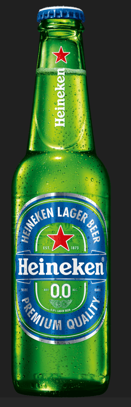 Beer HEINEKEN Non-Alco 0,0%, 0,33 l, bottle