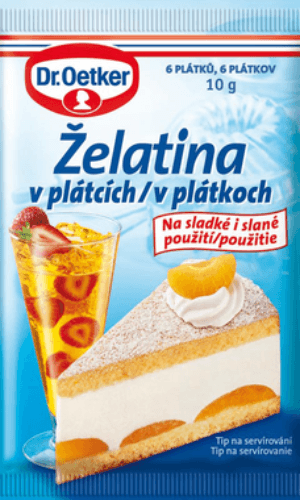 Gelatin leaflets DR. OETKER,10g
