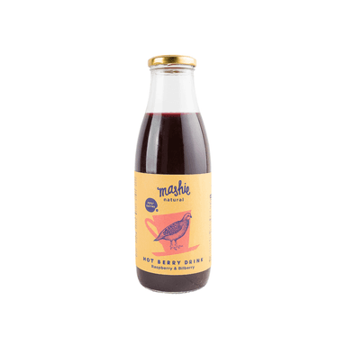 Rasberry and Bilberry berry puree MASHIE, 0,75 l