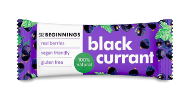 Bar with blackcurrants