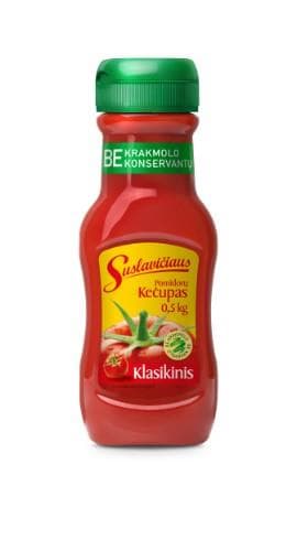 Tomato Ketchup SUSLAVICIAUS, Classic, 500g