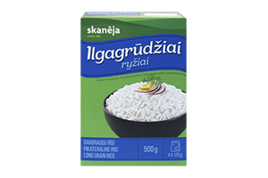 Ilgagrūdžiai ryžiai SKANĖJA 4x125g
