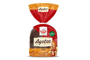 Sliced black bread AGOTA, 375 g