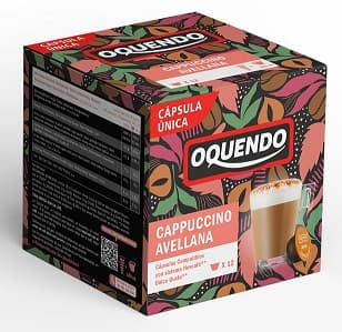 Coffee capsules OQUENDO, CAPPUCCINO Hazelnut, 12 pcs