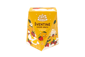 Šventinė vaisinė arbata su braškėmis ir mangais ŽOLYNĖLIS 30g