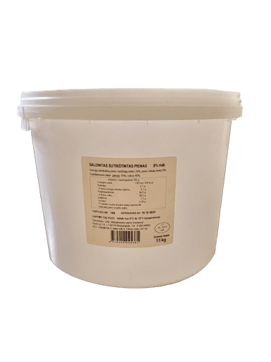 Sweetened condensed milk, 8%, 13kg, MMP